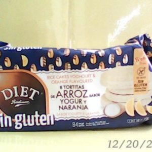Diet Radisson G/F Rice Cakes Yoghourt & Orange 135 g