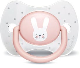 Suavinex Premium Physiological Silicone Soother/Pacifier 0-6m 68277 - Pink Rabbit