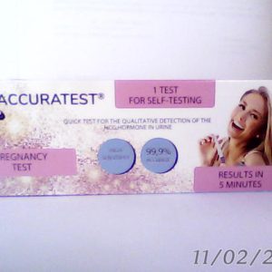 Accuratest Pregnancy Test Pen $Temp.2 N..A C 28/9/2024