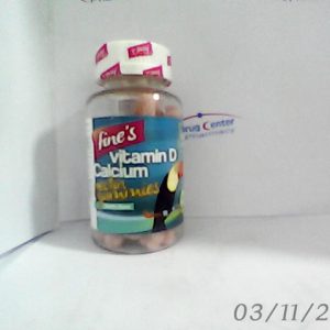 Fines Vitamin D&Calcium 60 Gummies