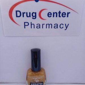 Golden Rose Keratin Glitter Nail Polish 10.5ml -Golden 406