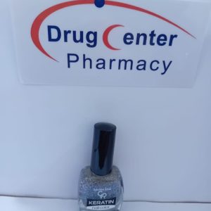 Golden Rose Keratin Glitter Nail Polish 10.5ml -Silver 412