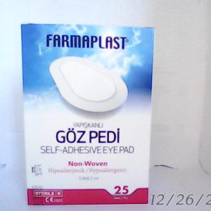 Cansin Farmaplast Sterile Adhesive Eye Pads 25 Pcs N..A 5/12/2022