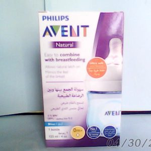Avent Natural F/Bottle 125 ml 0m+ -SCF032/17 -Blue N..A 27/1/2024