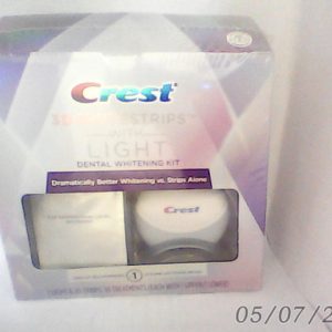 Crest 3D Whitestrips With Light 20Pcs