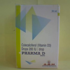 ِA.B.M Pharma Vit D3 200 IU Drops 30ml $Temp.2-11