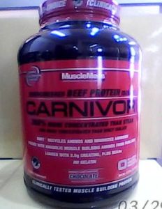 M Meds Carnivor Protein Powder (Chocolate) 2038.4g N..A 28/2/2024