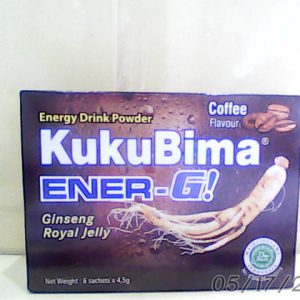 Kukubima Ginseng Royal Jelly Powder 6 Sach-Coffee