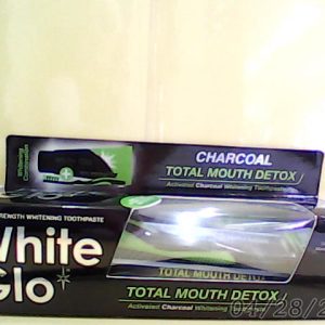 White Glo Charcoal Mouth Detox  Whitening T/P 100 ml+( Deep Cleaning T/B+ Flosser Free )1 $Temp.2 N..AC 19/7/2025