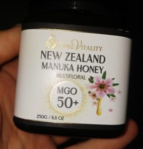 Pure Vitality New Zealand Manuka Honey (MGO50+) 250g -->Kh,Mk,Tl,Ar,Da,Tb,Sw,Yas ^^1